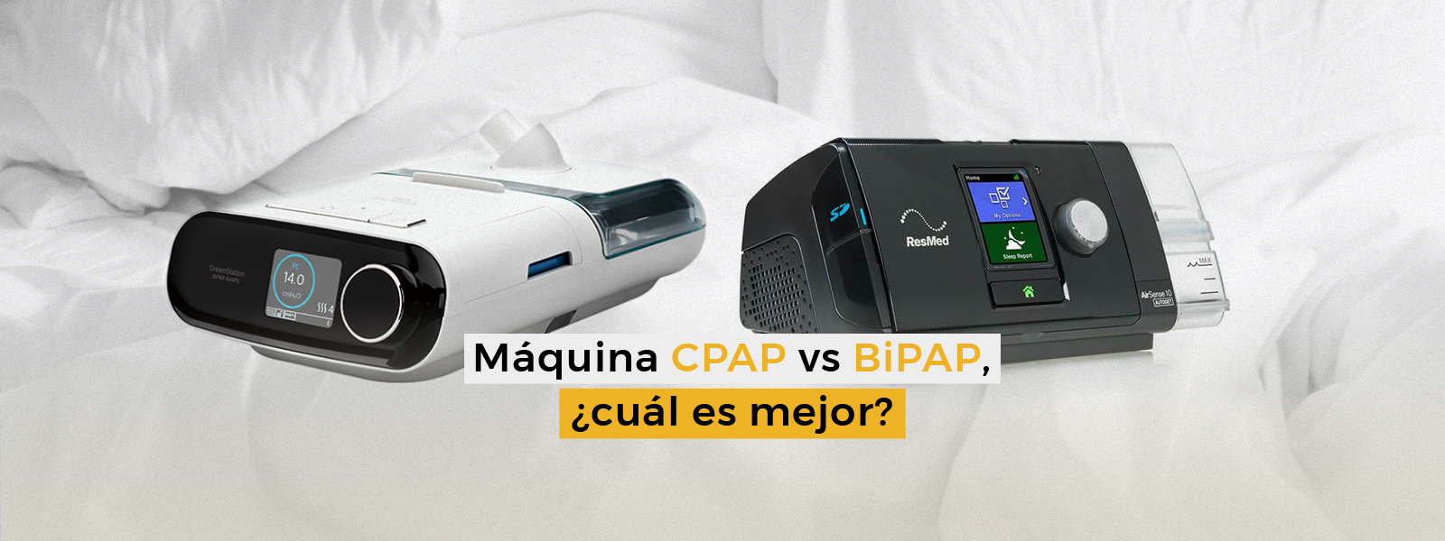 ¿Cual es la diferencia entre un CPAP y un biPAP?