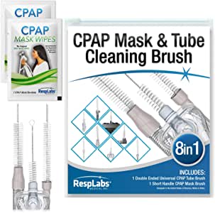 Kit de 8 cepillos de limpieza de mascarillas de CPAP